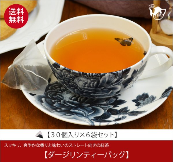 画像1: ダージリンティーバッグ　Darjeeling teabag【３０個入袋×６袋セット】送料無料（北海道、九州、沖縄を除きます） (1)