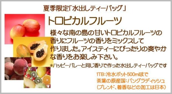 画像4: 期間限定紅茶 水出しティーバッグ <トロピカルフルーツ>【7個入袋】 (4)