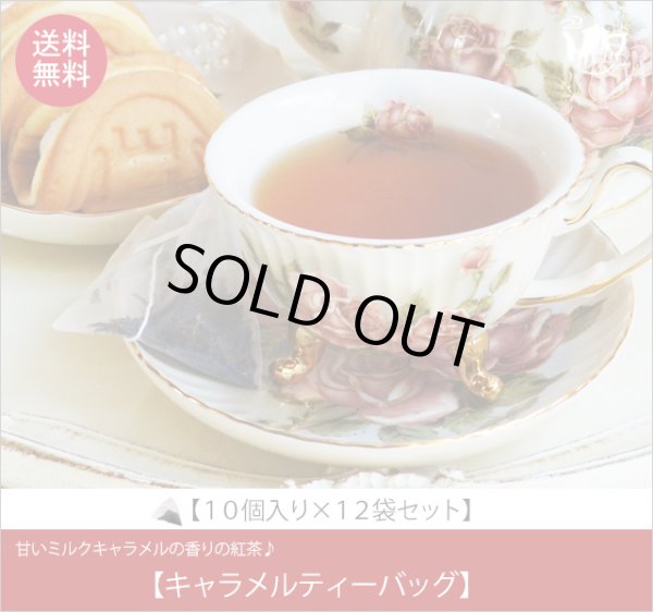 画像1: キャラメルティーバッグ　Caramel teabag【１０個入り袋×１２袋セット】送料無料（北海道、九州、沖縄を除きます） (1)
