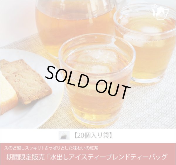 画像1: 期間限定紅茶　水出しティーバッグ ＜アイスティーブレンド＞【２０個入袋】 (1)