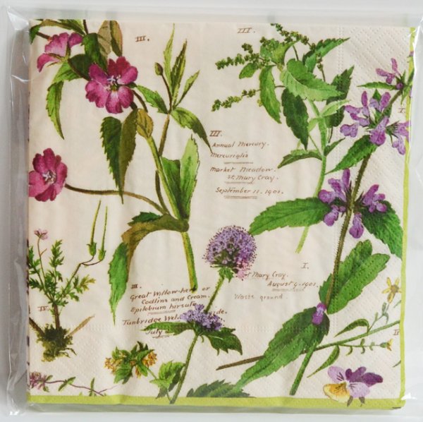 画像2: ペーパーナプキン【Wild　Flowers】 (2)